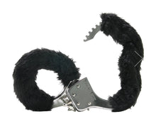 Load image into Gallery viewer, Black Furry Cuffs