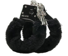Load image into Gallery viewer, Black Furry Cuffs